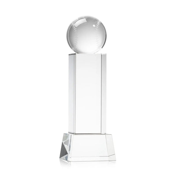 Baseball Award on Belcroft Base - Clear