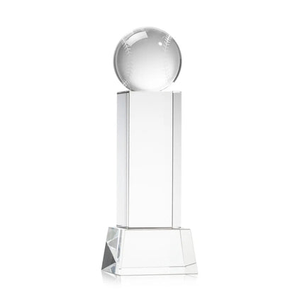Baseball Award on Belcroft Base - Clear