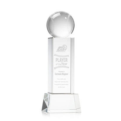 Baseball Award on Belcroft Base - Clear