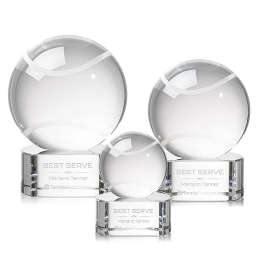 Tennis Ball Award on Paragon Base