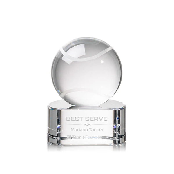 Tennis Ball Award on Paragon Base