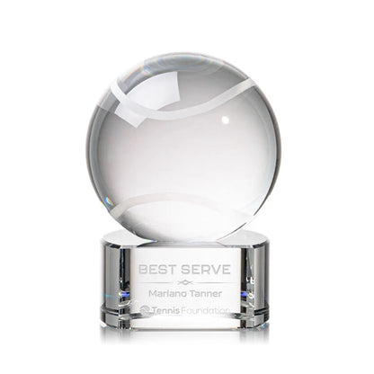 Tennis Ball Award on Paragon Base