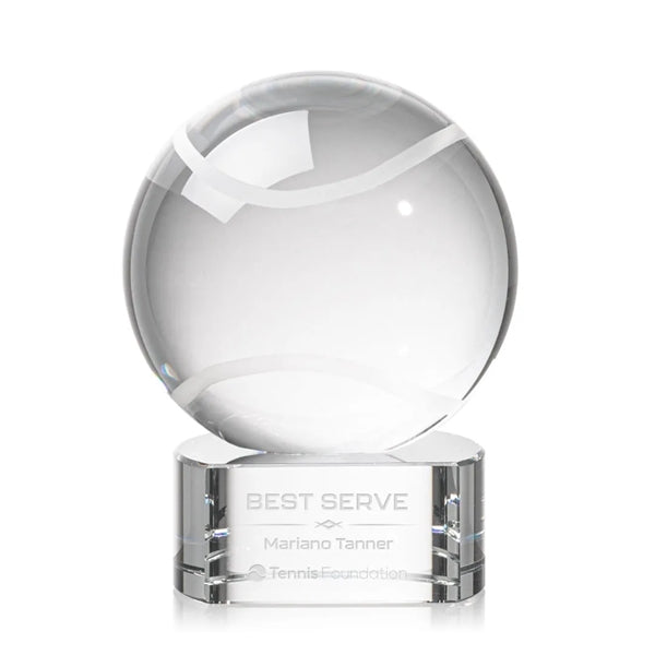 Tennis Ball Award on Paragon Base