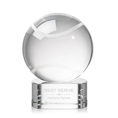 Tennis Ball Award on Paragon Base