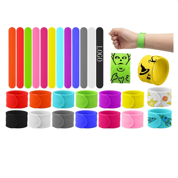 Silicone Slap Bracelet Wistbands Giveaways Gift