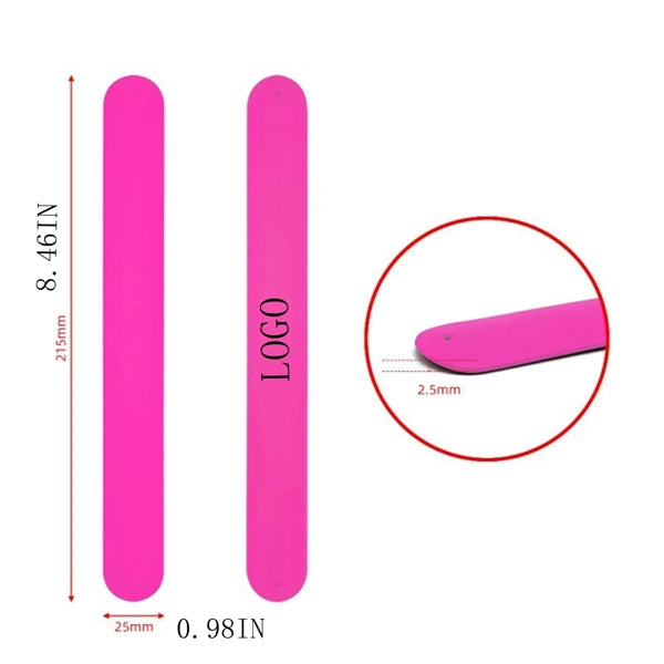 Silicone Slap Bracelet Wistbands Giveaways Gift