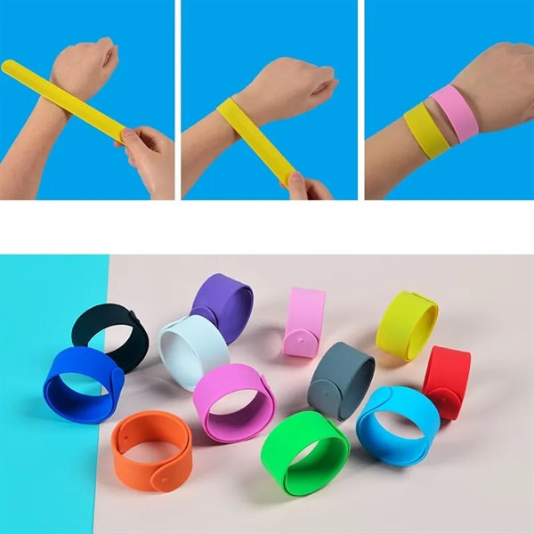 Silicone Slap Bracelet Wistbands Giveaways Gift