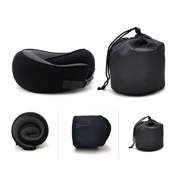 Premium Memory Foam Travel Pillow