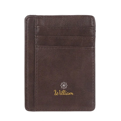 Multi Slot Leather Wallet