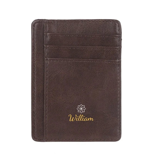 Multi Slot Leather Wallet