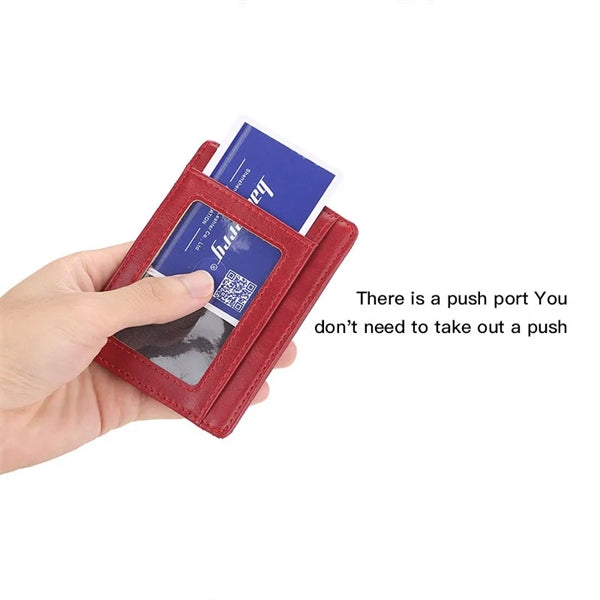 Multi Slot Leather Wallet