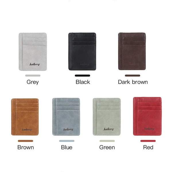 Multi Slot Leather Wallet