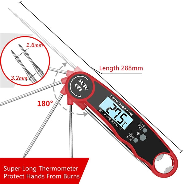 Instant Read Thermometer for Cooking and Grilling