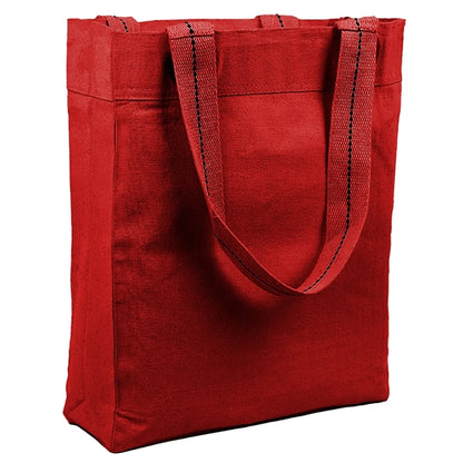 100% Cotton Heavy Canvas Tote Bag W/ Large Grommets
