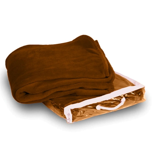Soft Micro Plush Blankets w/ Custom Imprint, 50" X 60"