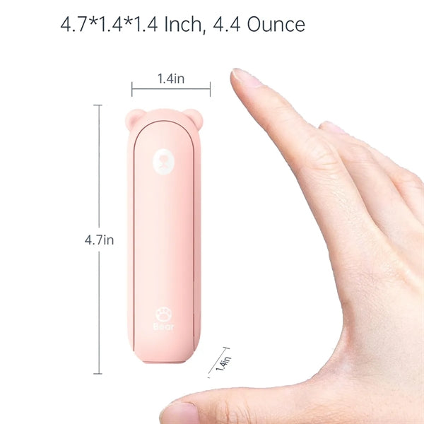 Portable Battery Operated Handheld Fan with Power Bank