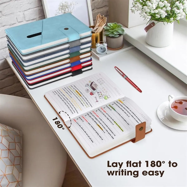 Hardcover Leather A5 Notebook With Deluxe Pen Gift Box