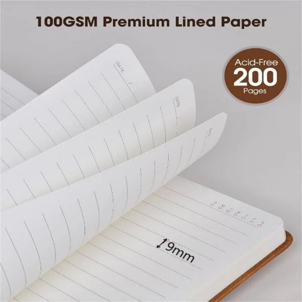 Hardcover Leather A5 Notebook With Deluxe Pen Gift Box