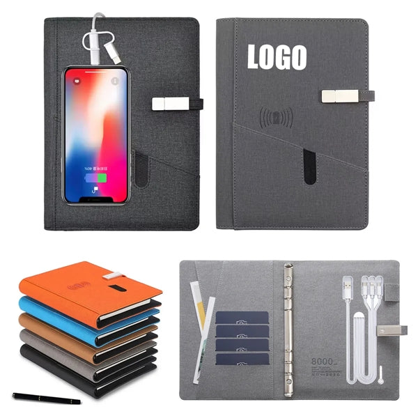 Multifunctional Wireless Charging Diary Notebook