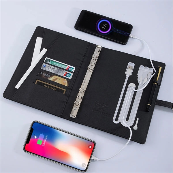 Multifunctional Wireless Charging Diary Notebook