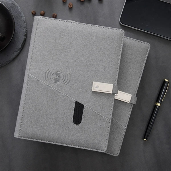 Multifunctional Wireless Charging Diary Notebook