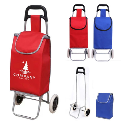 Folding Trolley Shopping Cart Bag With Wheel