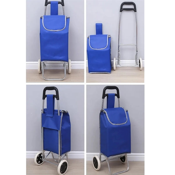 Folding Trolley Shopping Cart Bag With Wheel