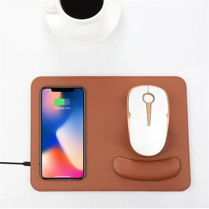 15W Fast Wireless Charging Mouse Pad with Wrist Support