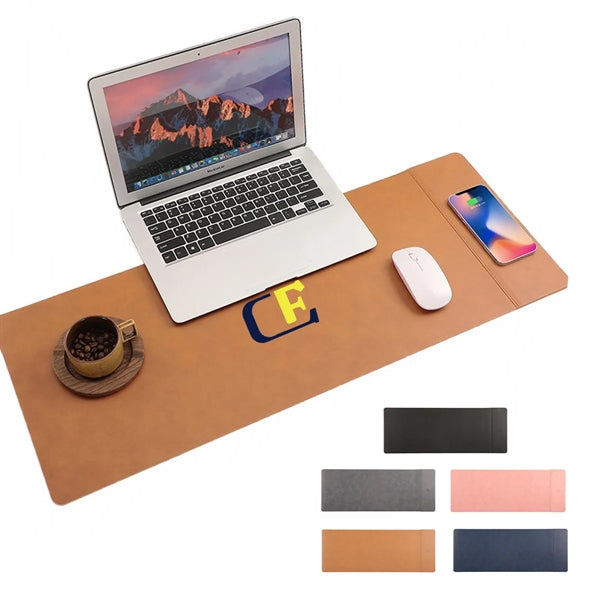 Large Mouse Pad with 15w Fast Wireless Charger