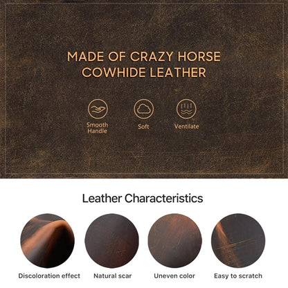 Genuine Leather Pen Case with Alloy Snap Buttom