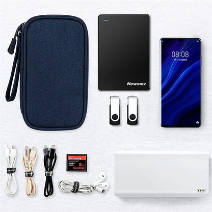 Portable Waterproof Travel Cable Organizer Pouch