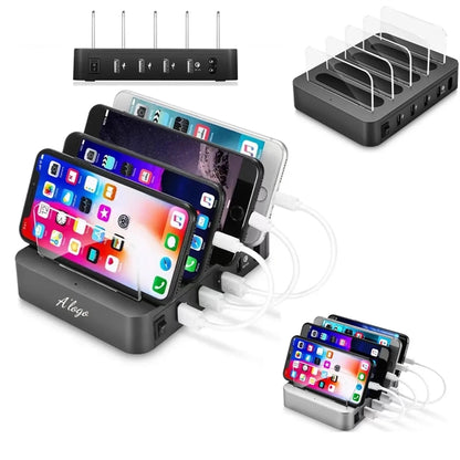 4 Port Multi USB Fast Charger Station