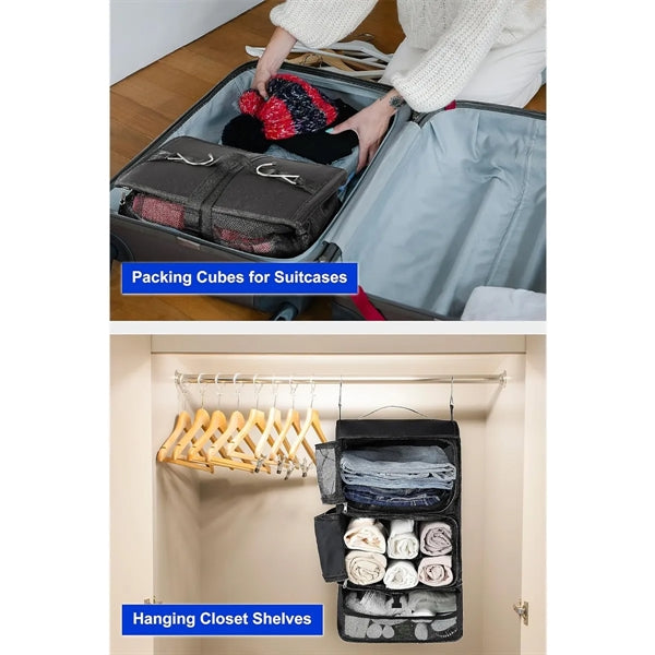 Travel Hanging Collapsible Compression Garment Organiser