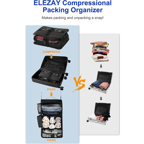 Travel Hanging Collapsible Compression Garment Organiser