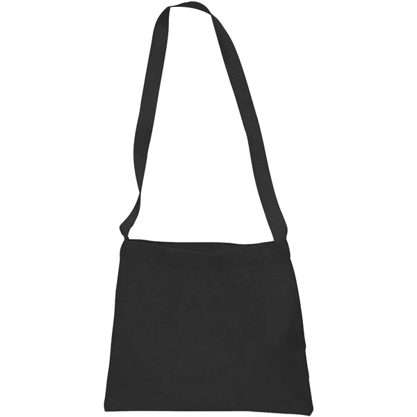 Messenger Cotton Canvas Tote w/ Shoulder Strap 14"W X 12"H
