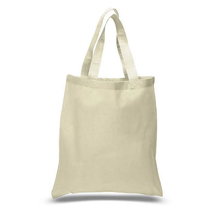 6 Oz. Organic Cotton Canvas Tote Bag