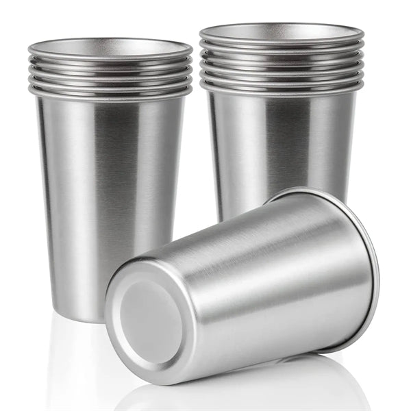 12oz Stainless Steel Cups Pint Tumblers