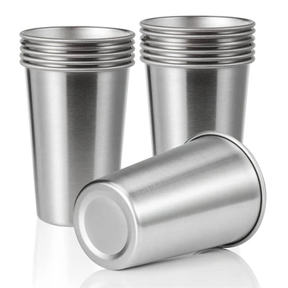 12oz Stainless Steel Cups Pint Tumblers