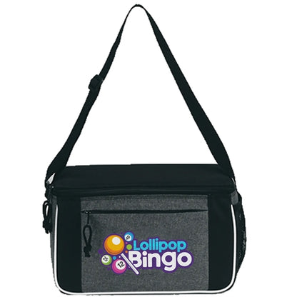 Premium Insulated 8 Pack Cooler Bag w Front Pocket 11"x7"x6"