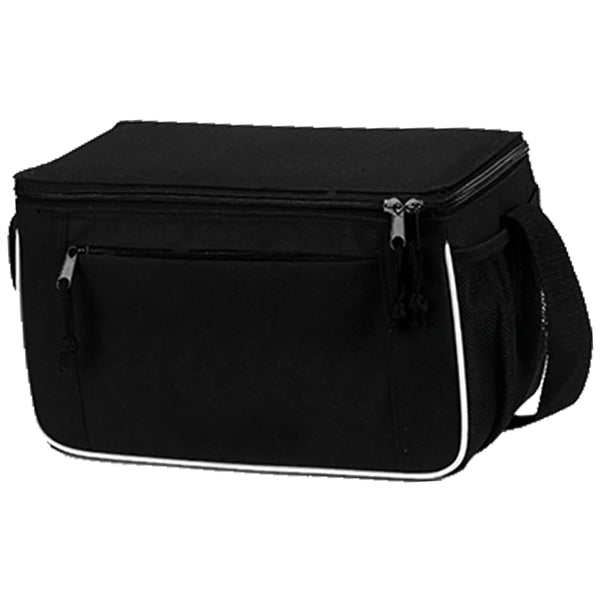 Premium Insulated 8 Pack Cooler Bag w Front Pocket 11"x7"x6"