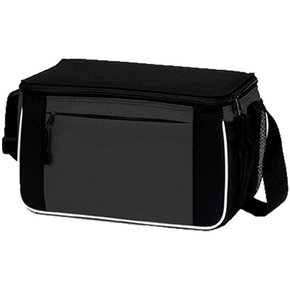 Premium Insulated 8 Pack Cooler Bag w Front Pocket 11"x7"x6"