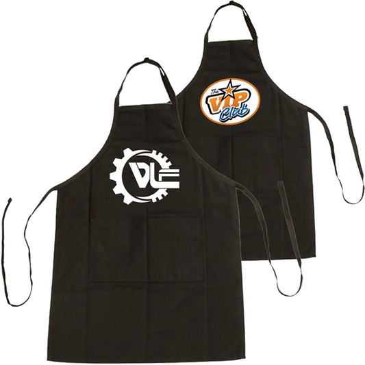 Polyester Aprons w/ Custom Logo & Pockets Full Length