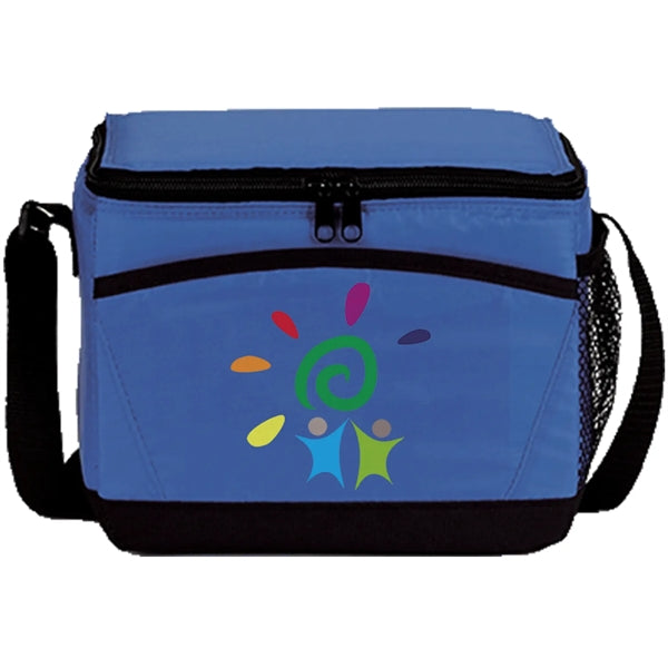 Insulated 6 Pack Cooler Bag w/ Front Pocket 8.5"x6.5"x5.75"