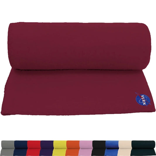 100% Polyester Blankets W/ Matching Whipstitch, 50" X 60"