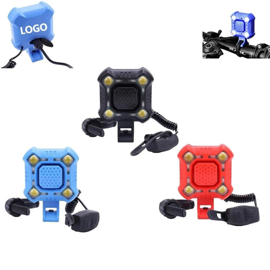 Super Bright Bike Front Light with High-Traffic Horn