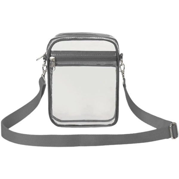 Crossbody Purse Clear Stadium Bag with Adjustable Strap
