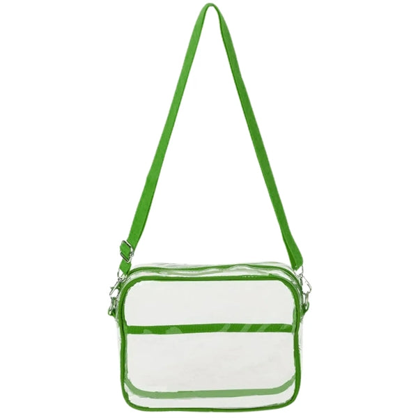 Clear Purse PVC Transparent Crossbody Shoulder Stadium Bag