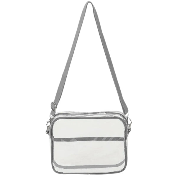 Clear Purse PVC Transparent Crossbody Shoulder Stadium Bag