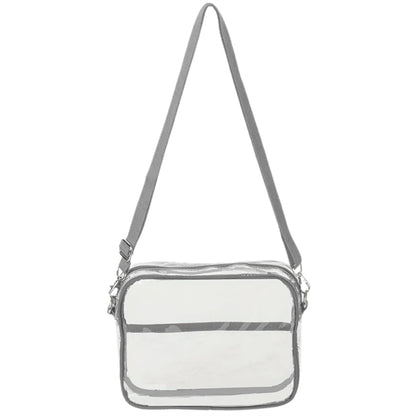 Clear Purse PVC Transparent Crossbody Shoulder Stadium Bag