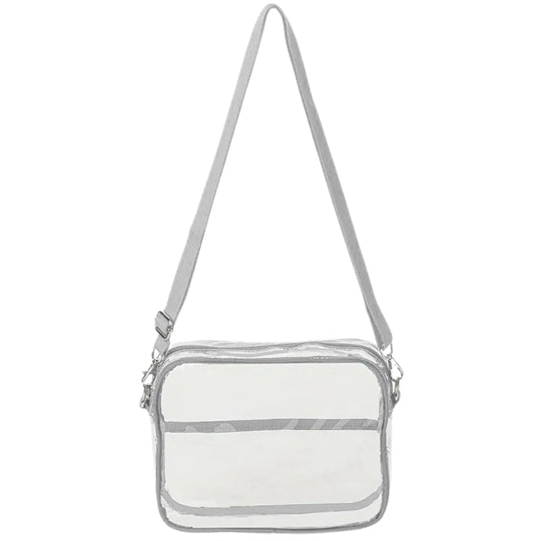 Clear Purse PVC Transparent Crossbody Shoulder Stadium Bag